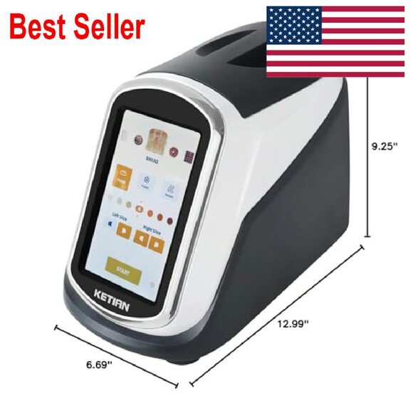 Modern Touchscreen Toaster Smart System Customize Time Quick Toast - Picture 3 of 8